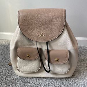 Coach Multi/Chaulk Backpack Purse